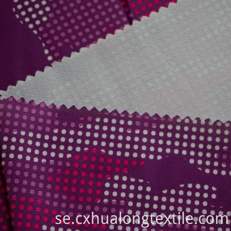 printed tricot fabric